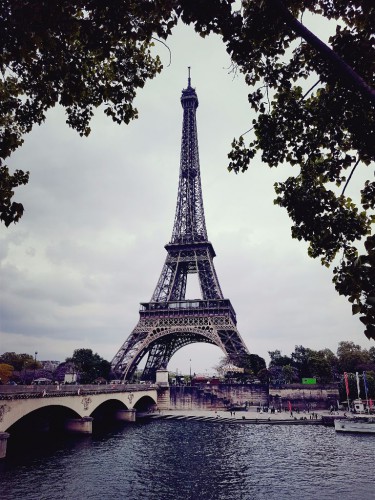 Blick auf den Eiffelturm Paris
