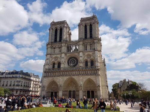 Blick auf den Notre Dame - eine der Sehenswürdigkeiten auf jedem Paris-Trip