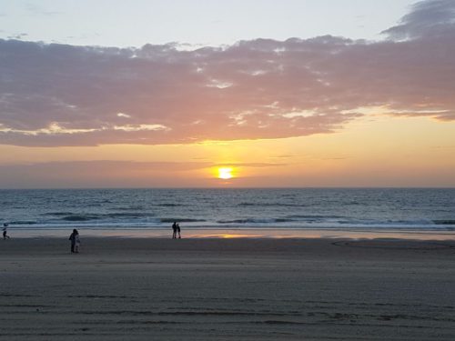 Sonnenuntergang in Scheveningen