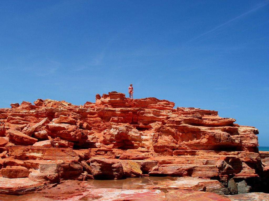 Highlights in Broome in Western Australia: Gantheaume Point