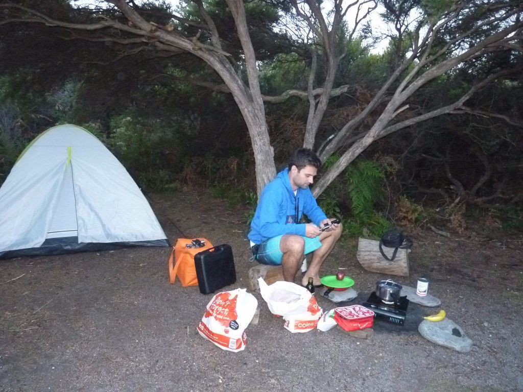 Australien Tasmanien Camping an den Friendly Beaches - Work Travel Balance