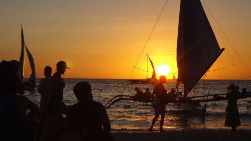 Sonnenuntergang auf Boracay