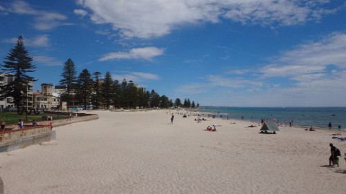 Glenelg ist der Stadtstrand in Adelaide