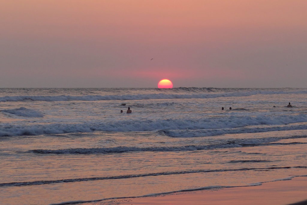 Guatemala-Reiseroute & Sehenswürdigkeiten - Sonnenuntergang