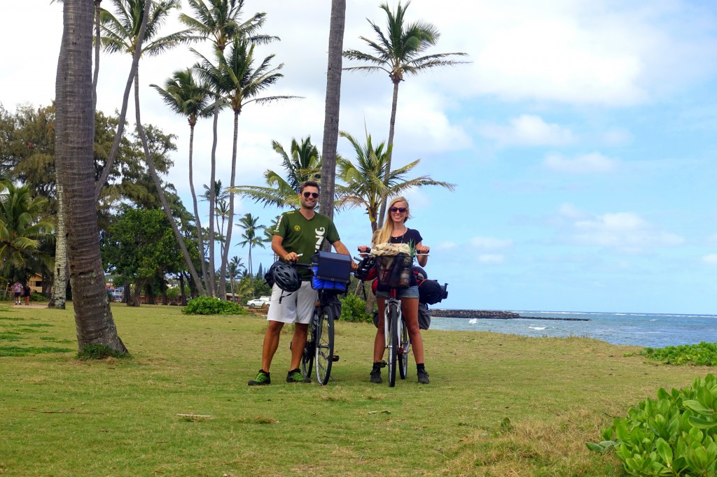 Hawaii mit dem Fahrrad- auch auf Kauai sind wir mit dem Fahrrad unterwegs - Radreise auf Hawaii