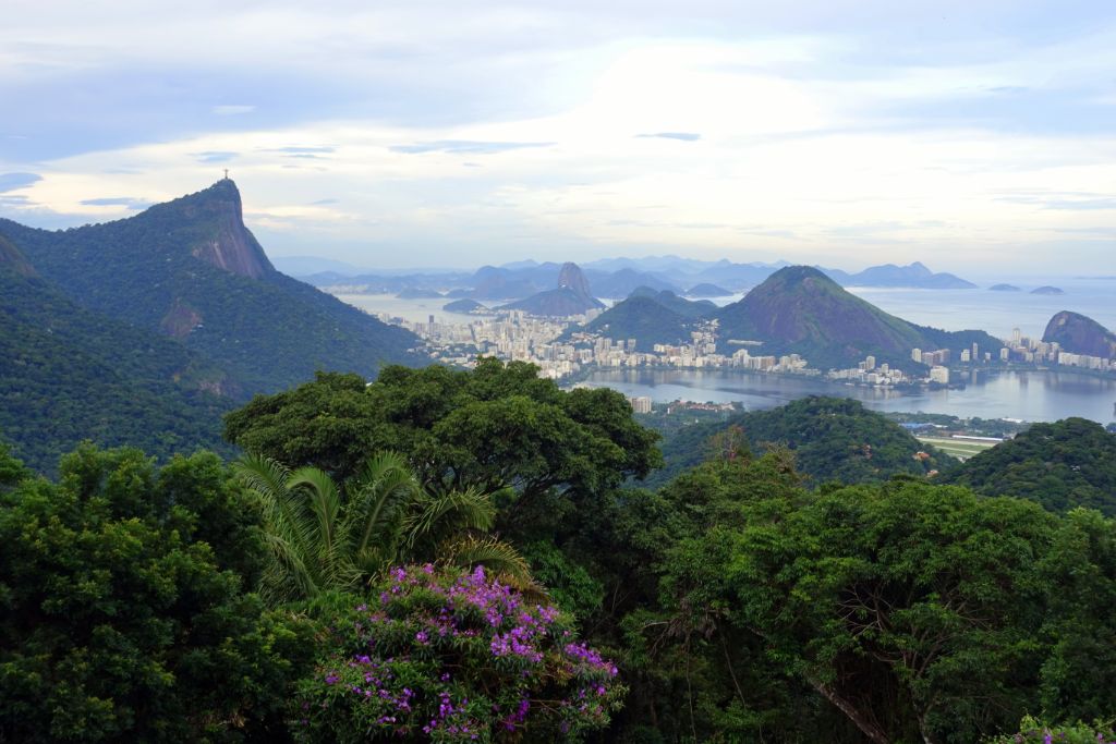 Sehenswürdigkeiten in Rio: Der Ausblick vom Vista Chinesa auf die Stadt