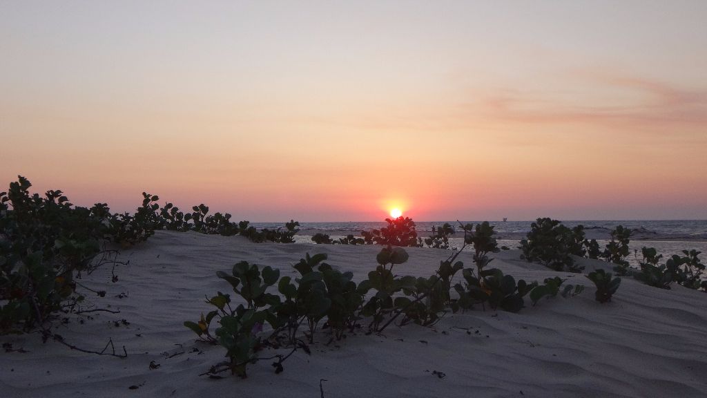 Sonnenuntergang in Morondava - Madagaskar Backpacking