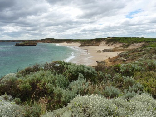 Wunderschöner Strand an der Great Ocean Road in Australien